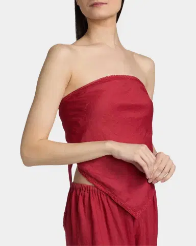 Cami NYC Gael Strapless Linen Camisole | Thumbnail 5 Cami NYC Gael Strapless Linen Camisole | Thumbnail 5