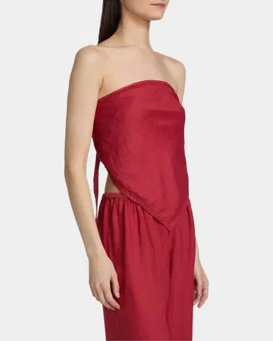 Cami NYC Gael Strapless Linen Camisole | Thumbnail 7 Cami NYC Gael Strapless Linen Camisole | Thumbnail 7