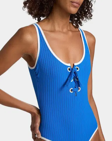 Solid & Striped The Sia Lace-Up One-Piece Swimsuit | Thumbnail 5 Solid & Striped The Sia Lace-Up One-Piece Swimsuit | Thumbnail 5