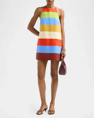 Retrofete Lanny Stripe Shift Mini Dress | Thumbnail 2 Retrofete Lanny Stripe Shift Mini Dress | Thumbnail 2