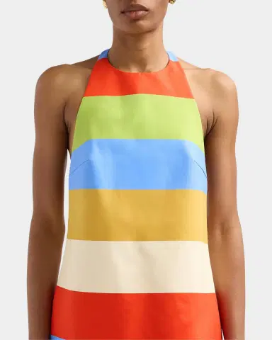 Retrofete Lanny Stripe Shift Mini Dress | Thumbnail 3 Retrofete Lanny Stripe Shift Mini Dress | Thumbnail 3