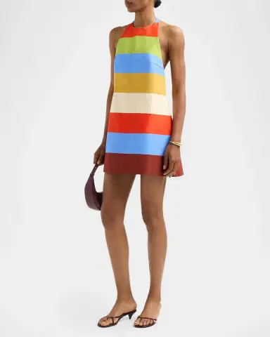 Retrofete Lanny Stripe Shift Mini Dress | Thumbnail 5 Retrofete Lanny Stripe Shift Mini Dress | Thumbnail 5