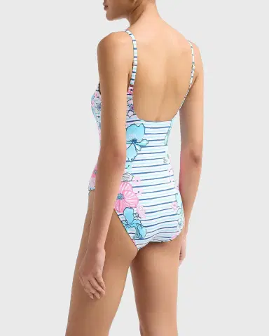 Lilly Pulitzer Emil Printed Zip-Up One-Piece Swimsuit | Thumbnail 3 Lilly Pulitzer Emil Printed Zip-Up One-Piece Swimsuit | Thumbnail 3