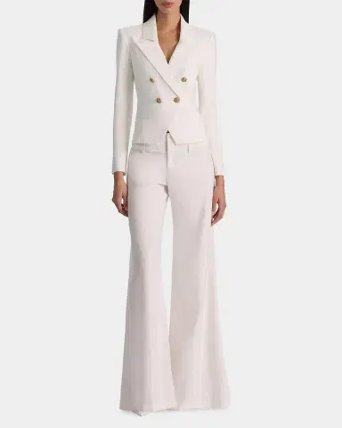ALICE + OLIVIA Sable Double-Breasted Crop Blazer | Thumbnail 2 ALICE + OLIVIA Sable Double-Breasted Crop Blazer | Thumbnail 2