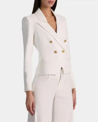 ALICE + OLIVIA Sable Double-Breasted Crop Blazer | Thumbnail 6 ALICE + OLIVIA Sable Double-Breasted Crop Blazer | Thumbnail 6