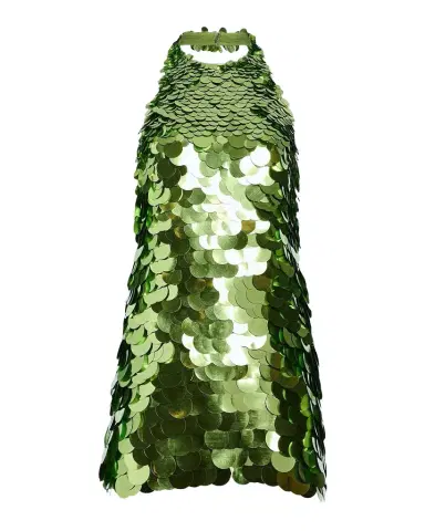 Retrofete Bondera Sequined Halter Mini Dress | Thumbnail 1 Retrofete Bondera Sequined Halter Mini Dress | Thumbnail 1
