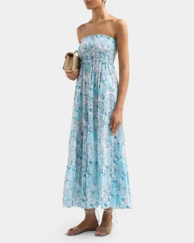 Lilly Pulitzer Anali Printed Strapless Cover-Up Midi Dress | Thumbnail 4 Lilly Pulitzer Anali Printed Strapless Cover-Up Midi Dress | Thumbnail 4