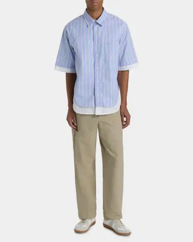Simkhai Men's Steven Double-Layer Shirt | Thumbnail 2 Simkhai Men's Steven Double-Layer Shirt | Thumbnail 2