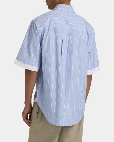 Simkhai Men's Steven Double-Layer Shirt | Thumbnail 3 Simkhai Men's Steven Double-Layer Shirt | Thumbnail 3