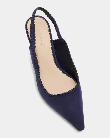 Cinq à Sept Sylvie 65MM Suede Slingback Pumps | Thumbnail 4 Cinq à Sept Sylvie 65MM Suede Slingback Pumps | Thumbnail 4