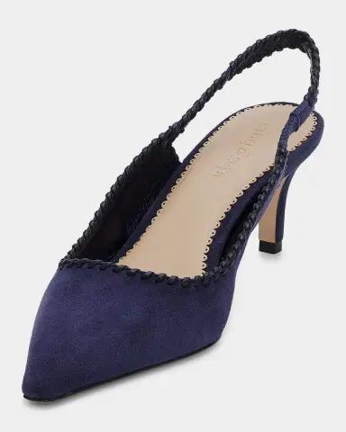 Cinq à Sept Sylvie 65MM Suede Slingback Pumps | Thumbnail 6 Cinq à Sept Sylvie 65MM Suede Slingback Pumps | Thumbnail 6