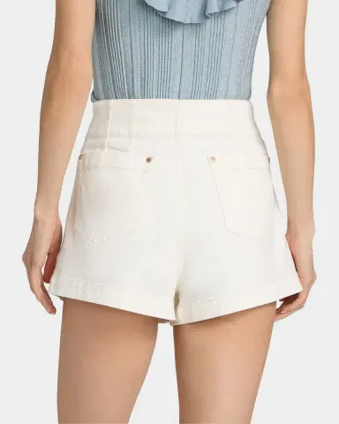 Zimmermann Roselight Braided Detail Denim Shorts | Thumbnail 3 Zimmermann Roselight Braided Detail Denim Shorts | Thumbnail 3
