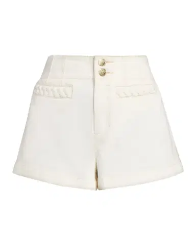 Zimmermann Roselight Braided Detail Denim Shorts | Thumbnail 1 Zimmermann Roselight Braided Detail Denim Shorts | Thumbnail 1