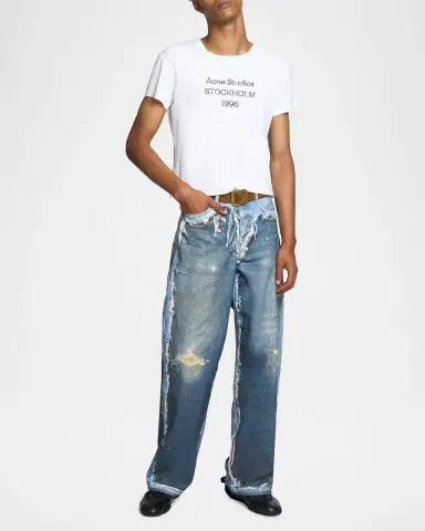 Acne Studios Men's Reversible Suede Belt | Thumbnail 2 Acne Studios Men's Reversible Suede Belt | Thumbnail 2