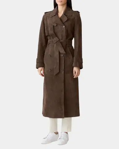 Mackage Gael Maxi Suede Trench Coat | Thumbnail 2 Mackage Gael Maxi Suede Trench Coat | Thumbnail 2
