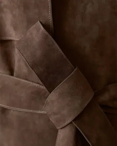 Mackage Gael Maxi Suede Trench Coat | Thumbnail 5 Mackage Gael Maxi Suede Trench Coat | Thumbnail 5