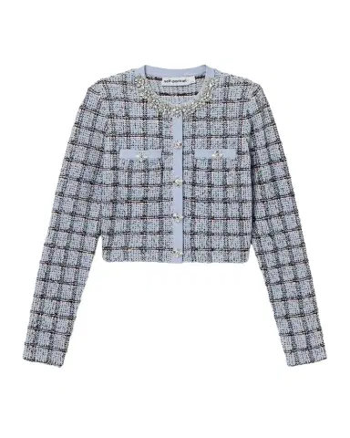 Self-Portrait Crop Trench Jacket | Thumbnail 1 Self-Portrait Crop Trench Jacket | Thumbnail 1