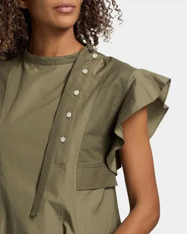 3.1 Phillip Lim Cotton Poplin Button-Front Blouse | Thumbnail 5 3.1 Phillip Lim Cotton Poplin Button-Front Blouse | Thumbnail 5