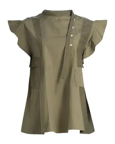 3.1 Phillip Lim Cotton Poplin Button-Front Blouse | Thumbnail 1 3.1 Phillip Lim Cotton Poplin Button-Front Blouse | Thumbnail 1