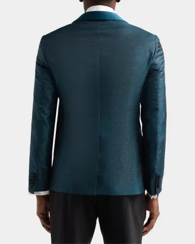 Pal Zileri Men's Geometric Jacquard Wool-Blend Dinner Jacket | Thumbnail 3 Pal Zileri Men's Geometric Jacquard Wool-Blend Dinner Jacket | Thumbnail 3