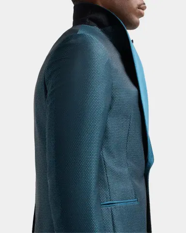 Pal Zileri Men's Geometric Jacquard Wool-Blend Dinner Jacket | Thumbnail 7 Pal Zileri Men's Geometric Jacquard Wool-Blend Dinner Jacket | Thumbnail 7