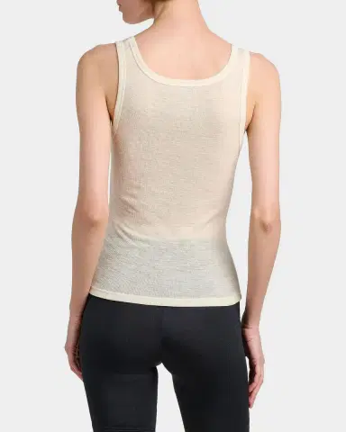 Versace Jeans Couture La Vacanza Crystal Logo Rib-Knit Tank | Thumbnail 3 Versace Jeans Couture La Vacanza Crystal Logo Rib-Knit Tank | Thumbnail 3