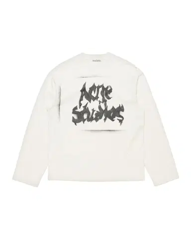 Acne Studios Men's Gothic Logo Cotton-Blend Long-Sleeve T-Shirt | Thumbnail 3 Acne Studios Men's Gothic Logo Cotton-Blend Long-Sleeve T-Shirt | Thumbnail 3