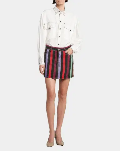 Versace Jeans Couture La Vacanza Cotton Poplin Utility Shirt | Thumbnail 2 Versace Jeans Couture La Vacanza Cotton Poplin Utility Shirt | Thumbnail 2
