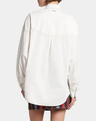 Versace Jeans Couture La Vacanza Cotton Poplin Utility Shirt | Thumbnail 3 Versace Jeans Couture La Vacanza Cotton Poplin Utility Shirt | Thumbnail 3