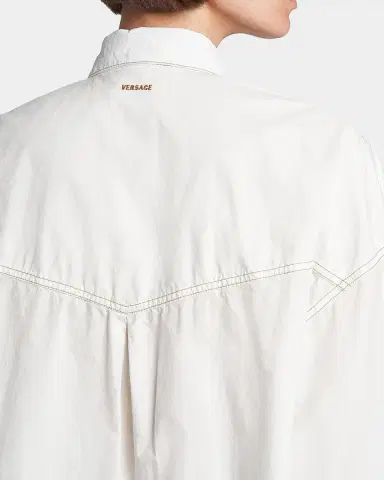 Versace Jeans Couture La Vacanza Cotton Poplin Utility Shirt | Thumbnail 5 Versace Jeans Couture La Vacanza Cotton Poplin Utility Shirt | Thumbnail 5