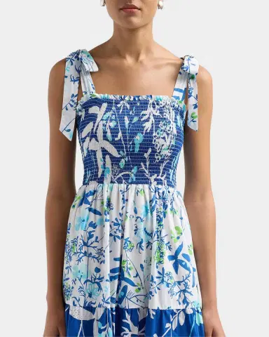 Lilly Pulitzer Athyn Printed Smocked Maxi Dress | Thumbnail 4 Lilly Pulitzer Athyn Printed Smocked Maxi Dress | Thumbnail 4