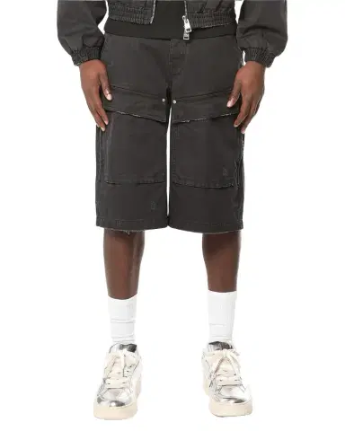 PURPLE Men's Big Cargo Shorts | Thumbnail 1 PURPLE Men's Big Cargo Shorts | Thumbnail 1