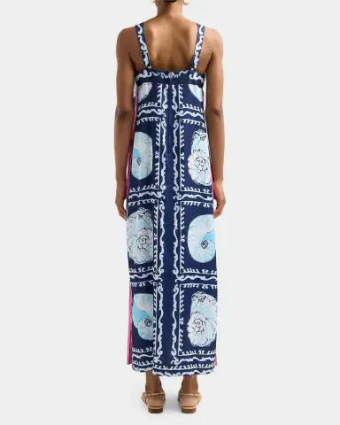 Lilly Pulitzer Casandra Seashell-Print Maxi Dress | Thumbnail 3 Lilly Pulitzer Casandra Seashell-Print Maxi Dress | Thumbnail 3
