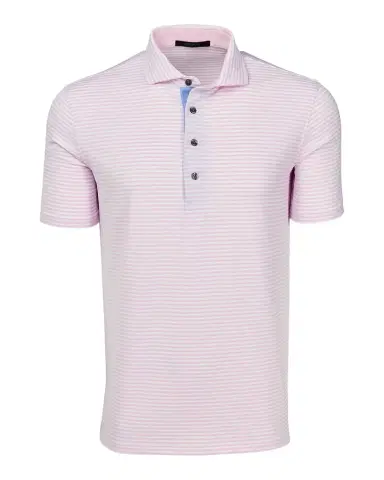 Greyson Men 's Quogue Striped Polo Shirt | Thumbnail 1 Greyson Men 's Quogue Striped Polo Shirt | Thumbnail 1