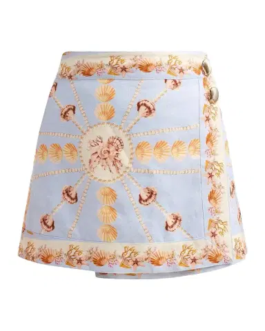 Cara Cara Fischer Printed Linen Mini Skirt | Thumbnail 1 Cara Cara Fischer Printed Linen Mini Skirt | Thumbnail 1