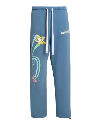 Nahmias Men's Daydreaming Flower Trip Wide-Leg Sweatpants | Thumbnail 1 Nahmias Men's Daydreaming Flower Trip Wide-Leg Sweatpants | Thumbnail 1