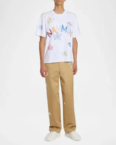 Nahmias Men's Daydreaming Flower Worker Pants | Thumbnail 2 Nahmias Men's Daydreaming Flower Worker Pants | Thumbnail 2
