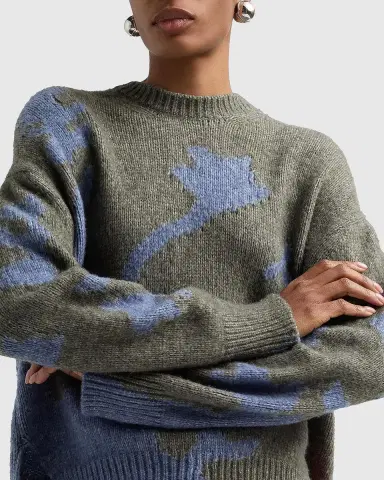 Proenza Schouler White Label Cathy Abstract Rib-Knit Sweater | Thumbnail 5 Proenza Schouler White Label Cathy Abstract Rib-Knit Sweater | Thumbnail 5