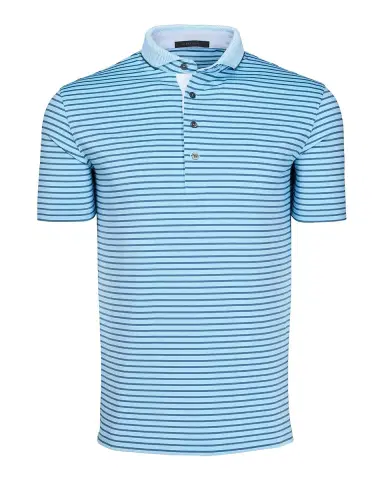 Greyson Men 's Macabee Striped Polo Shirt | Thumbnail 3 Greyson Men 's Macabee Striped Polo Shirt | Thumbnail 3