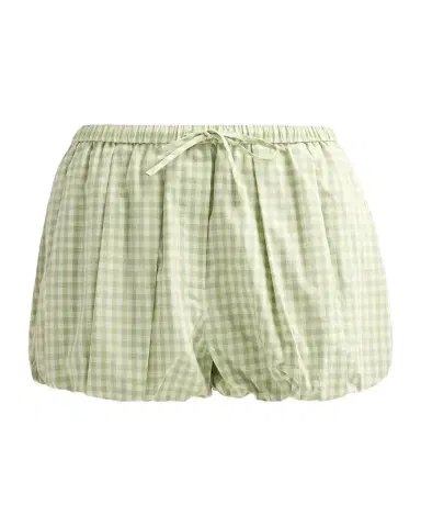 SIMKHAI Gingham Bubble Cotton-Blend Shorts | Thumbnail 1 SIMKHAI Gingham Bubble Cotton-Blend Shorts | Thumbnail 1