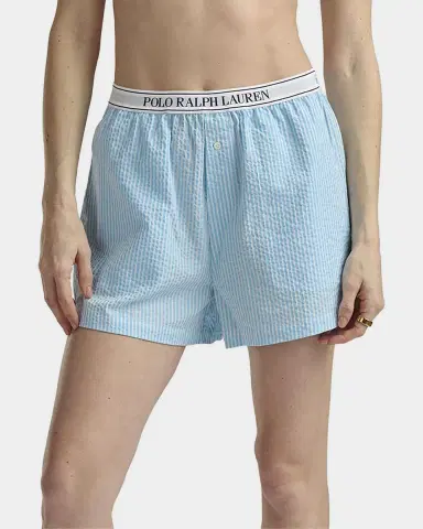 Polo Ralph Lauren Seersucker Logo-Waistband Boxer Shorts | Thumbnail 4 Polo Ralph Lauren Seersucker Logo-Waistband Boxer Shorts | Thumbnail 4