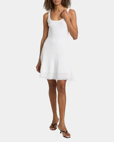 rag & bone Ayan Fringe-Trim Rib-Knit Mini Dress | Thumbnail 2 rag & bone Ayan Fringe-Trim Rib-Knit Mini Dress | Thumbnail 2