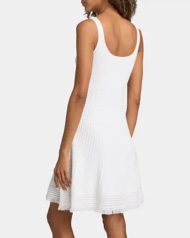 rag & bone Ayan Fringe-Trim Rib-Knit Mini Dress | Thumbnail 3 rag & bone Ayan Fringe-Trim Rib-Knit Mini Dress | Thumbnail 3