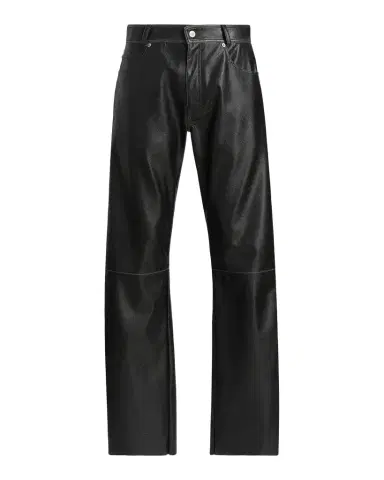 Maison Margiela Men 's Faux-Leather Straight-Leg Pants | Thumbnail 1 Maison Margiela Men 's Faux-Leather Straight-Leg Pants | Thumbnail 1