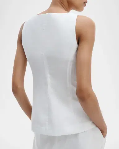 rag & bone Lola Linen Boat-Neck Vest | Thumbnail 3 rag & bone Lola Linen Boat-Neck Vest | Thumbnail 3