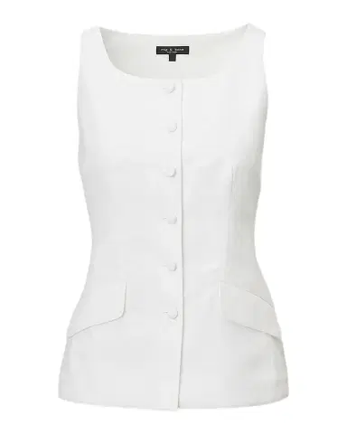 rag & bone Lola Linen Boat-Neck Vest | Thumbnail 1 rag & bone Lola Linen Boat-Neck Vest | Thumbnail 1
