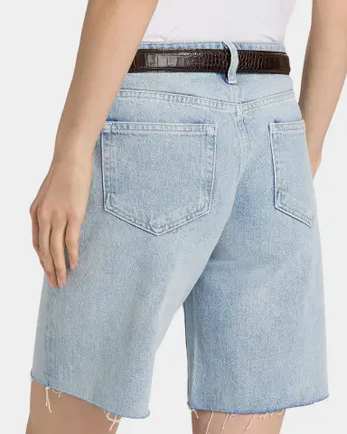 L'Agence Elise Denim Bermuda Shorts | Thumbnail 3 L'Agence Elise Denim Bermuda Shorts | Thumbnail 3