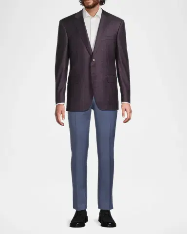 Canali Men's Siena Checked Classic Fit Sportcoat | Thumbnail 2 Canali Men's Siena Checked Classic Fit Sportcoat | Thumbnail 2