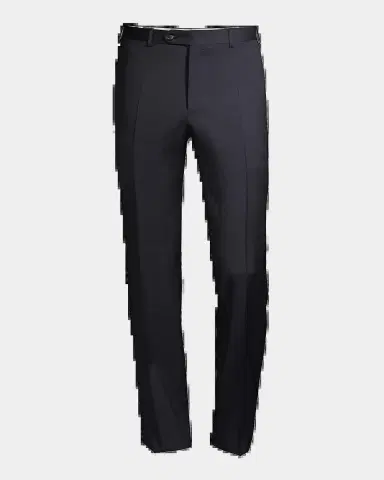 Canali Men's Wool Slim-Fit Trousers | Thumbnail 2 Canali Men's Wool Slim-Fit Trousers | Thumbnail 2