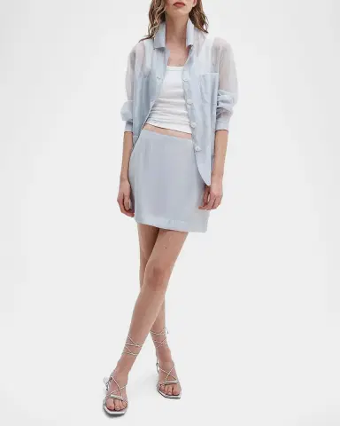 rag & bone Piper Organza A-Line Miniskirt | Thumbnail 2 rag & bone Piper Organza A-Line Miniskirt | Thumbnail 2
